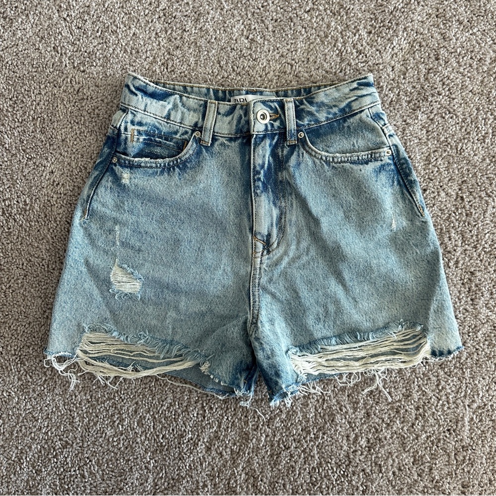 ZARA— High Waist Shorts
